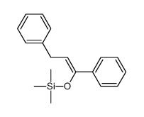 1,3-diphenylprop-1-enoxy(trimethyl)silane结构式