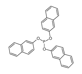 tris(2-naphthyl) phosphite结构式