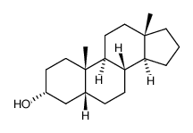 5-BETA-ANDROSTAN-3-ALPHA-OL structure