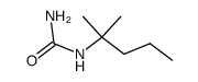 (1,1-dimethyl-butyl)-urea结构式