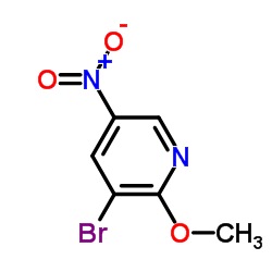 3-Bromo-2-methoxy-5-nitropyridine Structure
