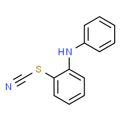 Thiocyanic acid 2-anilinophenyl ester结构式