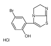 4-bromo-2-(4-thia-1,6-diazabicyclo[3.3.0]octa-2,5-dien-2-yl)phenol hyd rochloride picture