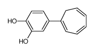 1,2-Benzenediol, 4-(1,3,5-cycloheptatrien-1-yl)- (9CI)结构式