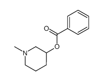 3-benzoyloxy-1-methyl-piperidine Structure