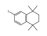 6-碘-1,1,4,4-四甲基-1,2,3,4-四氢萘结构式