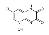 7-chloro-5-hydroxy-1H-pyrido[2,3-b]pyrazine-2,3-dione结构式