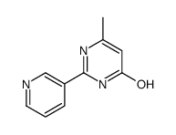 6-methyl-2-pyridin-3-yl-1H-pyrimidin-4-one Structure