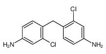 4-[(4-amino-2-chloro-phenyl)methyl]-3-chloro-aniline structure