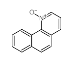 Benzo(h)quinoline, 1-oxide Structure