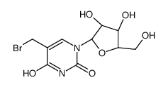 5-(bromomethyl)-1-[(2R,3R,4S,5R)-3,4-dihydroxy-5-(hydroxymethyl)oxolan-2-yl]pyrimidine-2,4-dione结构式