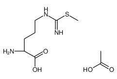 S-Methyl-L-thiocitrulline acetate salt structure