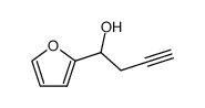 4-(furan-2-yl)-4-hydroxy-1-butyne结构式