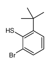2-bromo-6-tert-butylbenzenethiol结构式
