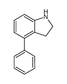 4-phenyl-2,3-dihydro-1H-indole Structure