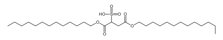 1,4-dioxo-1,4-di(tridecoxy)butane-2-sulfonic acid structure