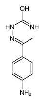 1-(4-Aminophenyl)ethanone semicarbazone structure