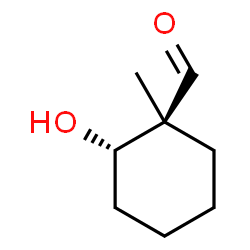 Cyclohexanecarboxaldehyde, 2-hydroxy-1-methyl-, trans- (9CI)结构式