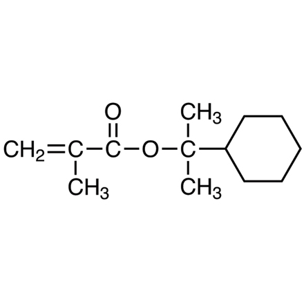 2-cyclohexylpropan-2-yl methacrylate Structure