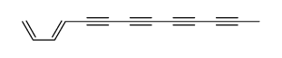 trideca-1,3-dien-5,7,9,11-tetrayne结构式