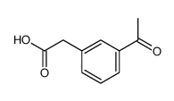 2-(3-乙酰基苯基)乙酸结构式