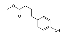 methyl 4-(4-hydroxy-2-methylphenyl)butanoate结构式