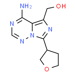 (4-aMino-7-(tetrahydrofuran-3-yl)iMidazo[5,1-f][1,2,4]triazin-5-yl)Methanol structure