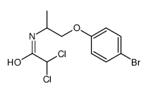 N-[1-(4-bromophenoxy)propan-2-yl]-2,2-dichloroacetamide结构式