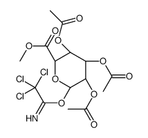 2,3,4-Tri-O-acetyl-β-D-glucuronic Acid Methyl Ester, Trichloroacetimidate Structure