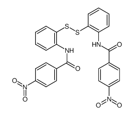 bis-[2-(4-nitro-benzoylamino)-phenyl]-disulfide Structure