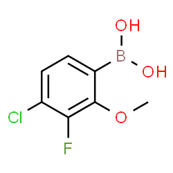 4-Chloro-3-fluoro-2-methoxyphenylboronic acid picture