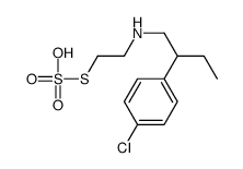 1-chloro-4-[1-(2-sulfosulfanylethylamino)butan-2-yl]benzene Structure