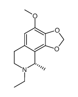 (S)-8-ethyl-4-methoxy-9-methyl-6,7,8,9-tetrahydro-[1,3]dioxolo[4,5-h]isoquinoline结构式