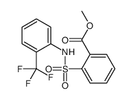 methyl 2-[[2-(trifluoromethyl)phenyl]sulfamoyl]benzoate Structure