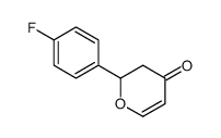 2-(4-fluorophenyl)-2,3-dihydropyran-4-one结构式