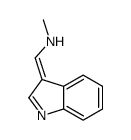 1-indol-3-ylidene-N-methylmethanamine Structure