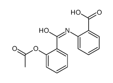 2-[(2-acetyloxybenzoyl)amino]benzoic acid Structure