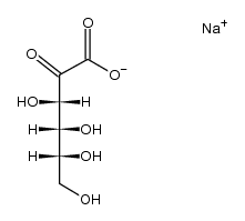 sodium D-arabino-hexulosonate结构式