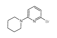 2-溴-6-哌啶基吡啶结构式