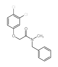 Acetamide,2-(3,4-dichlorophenoxy)-N-methyl-N-(phenylmethyl)-结构式