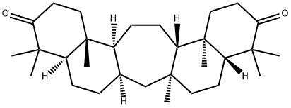 (14β)-C(14a)-Homo-27-norgammacerane-3,21-dione structure