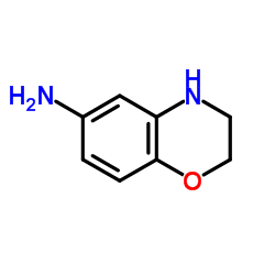 3,4-二氢-2H-1,4-苯并噁嗪-6-胺结构式