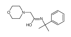 2-morpholin-4-yl-N-(2-phenylpropan-2-yl)acetamide Structure