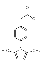 [4-(2,5-DIMETHYL-1H-PYRROL-1-YL)PHENYL]-ACETIC ACID structure