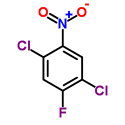 1,4-Dichloro-2-fluoro-5-nitrobenzene结构式
