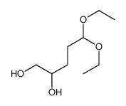 5,5-diethoxypentane-1,2-diol Structure