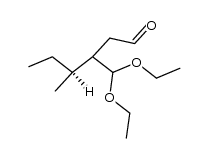 (3Ξ,4S)-3-diethoxymethyl-4-methyl-hexanal Structure