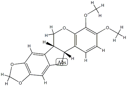 (6aR,12aα)-6a,12a-Dihydro-3,4-dimethoxy-6H-[1,3]dioxolo[5,6]benzofuro[3,2-c][1]benzopyran picture