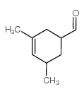 二甲基-3-环己烯-1-甲醛结构式