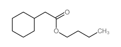 Cyclohexaneacetic acid,butyl ester structure